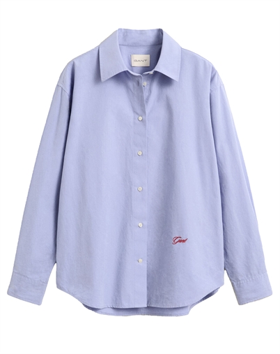 Gant - Relaxed Poplin Skjorte - Misty Lavender